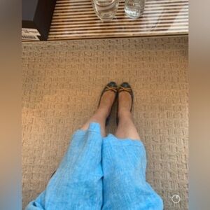 Absolutely stunning limited edition authentic Louis  Vuitton denim shoes…